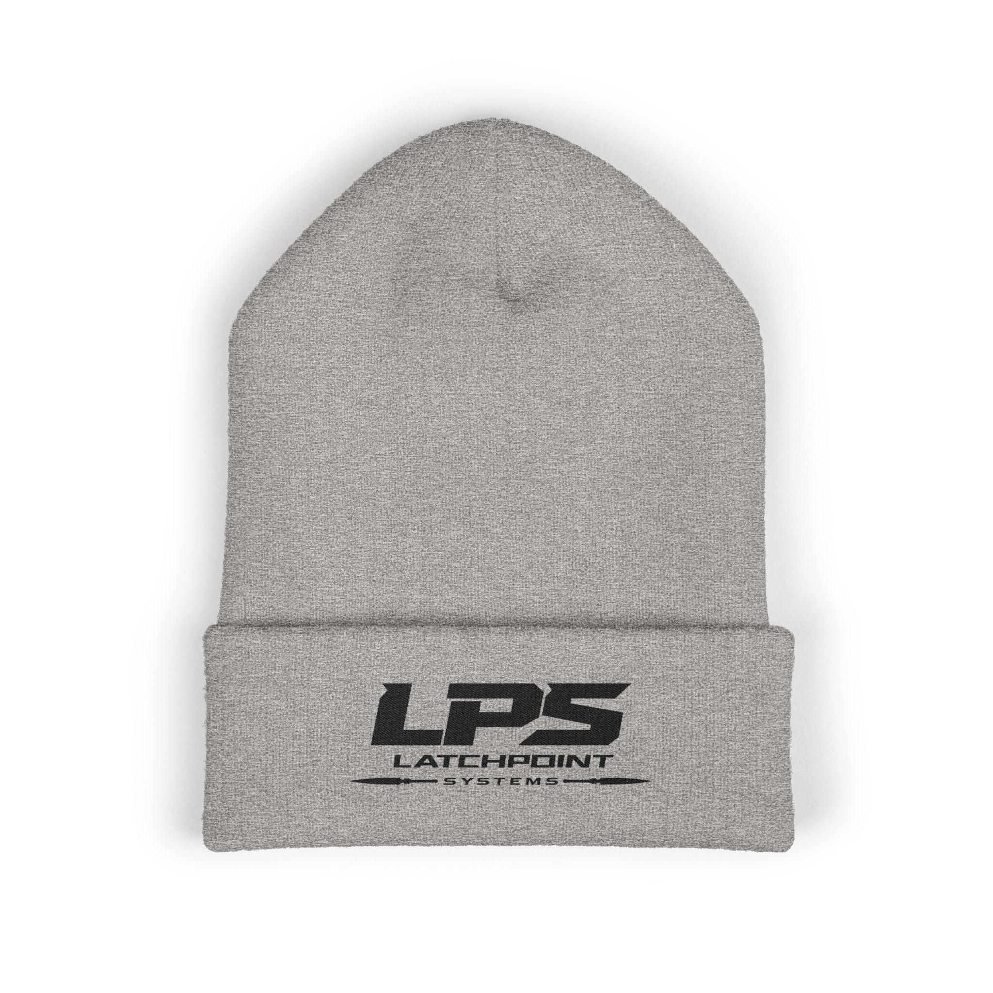 TERRA BLACK baby beanie with all-over terrain-inspired camouflage pattern