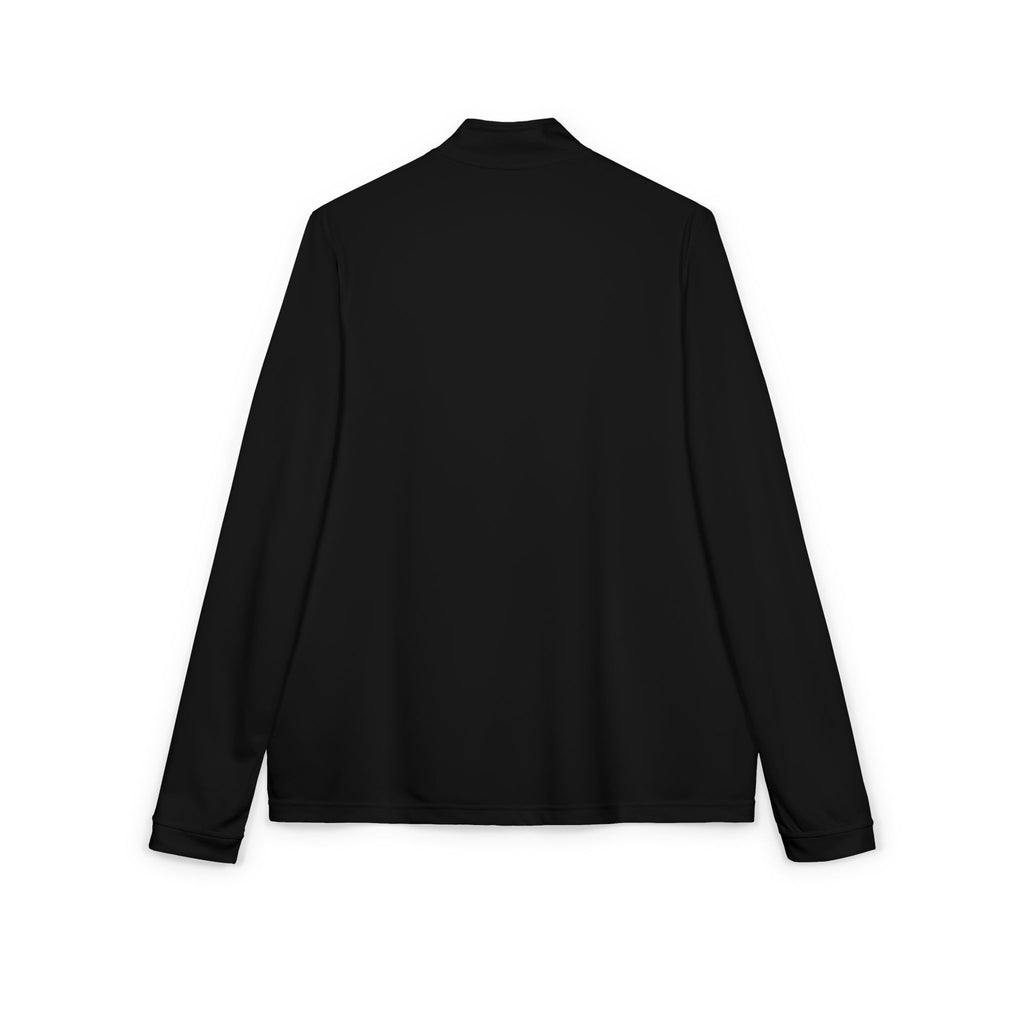 LPS adidas quarter-zip pullover with embroidered LatchPoint Systems logo