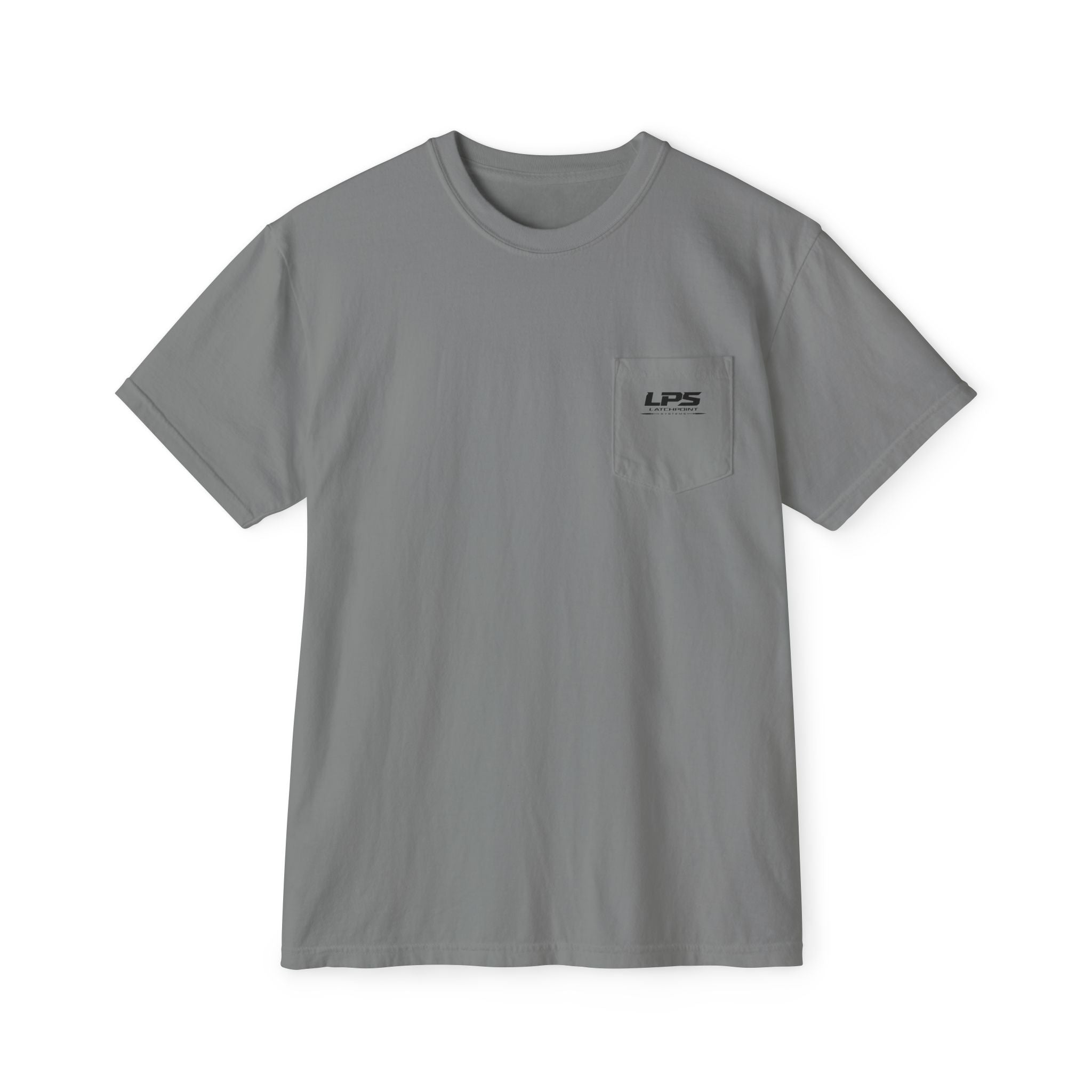 LPS unisex garment-dyed pocket T-shirt with relaxed fit for everyday wear