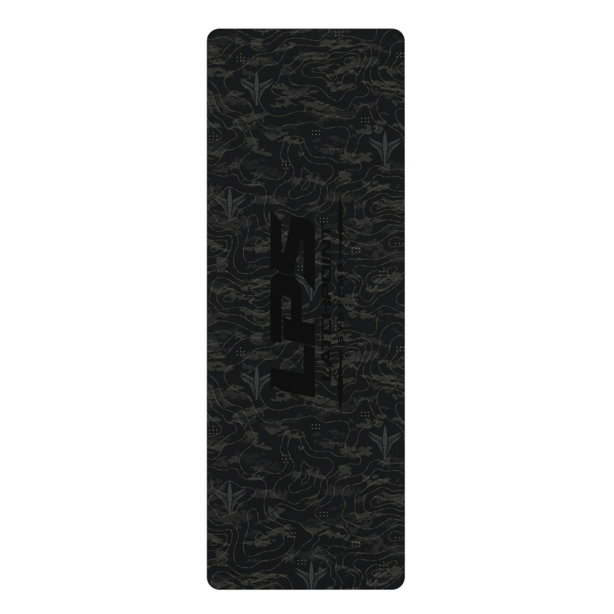 TERRA BLACK gun cleaning mat with LatchPoint Systems branding for firearm maintenance