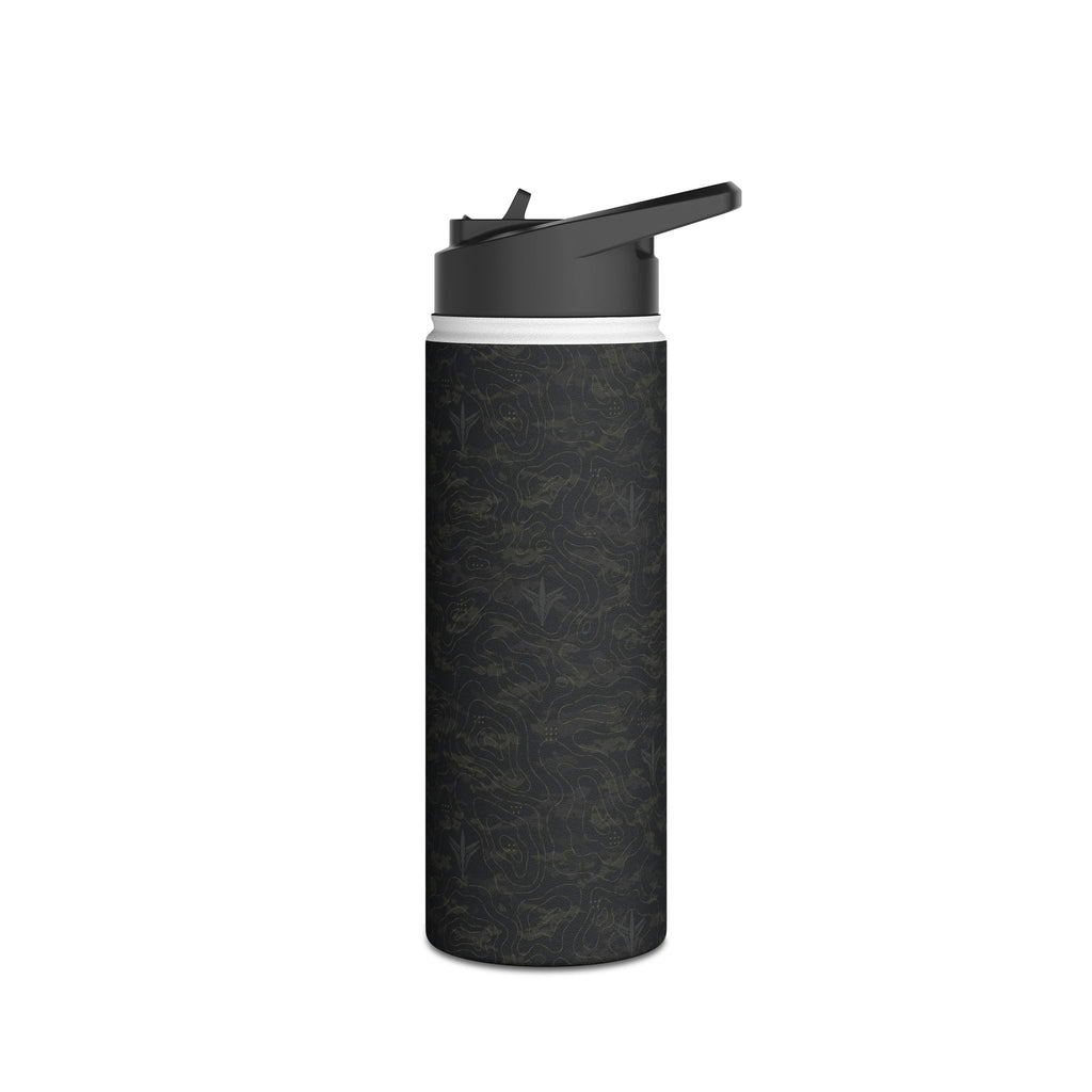 TERRA BLACK™ Stainless Steel Water Bottle, Standard Lid