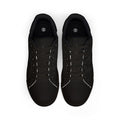 TERRA BLACK™ Men's Low-Top Leather Sneakers