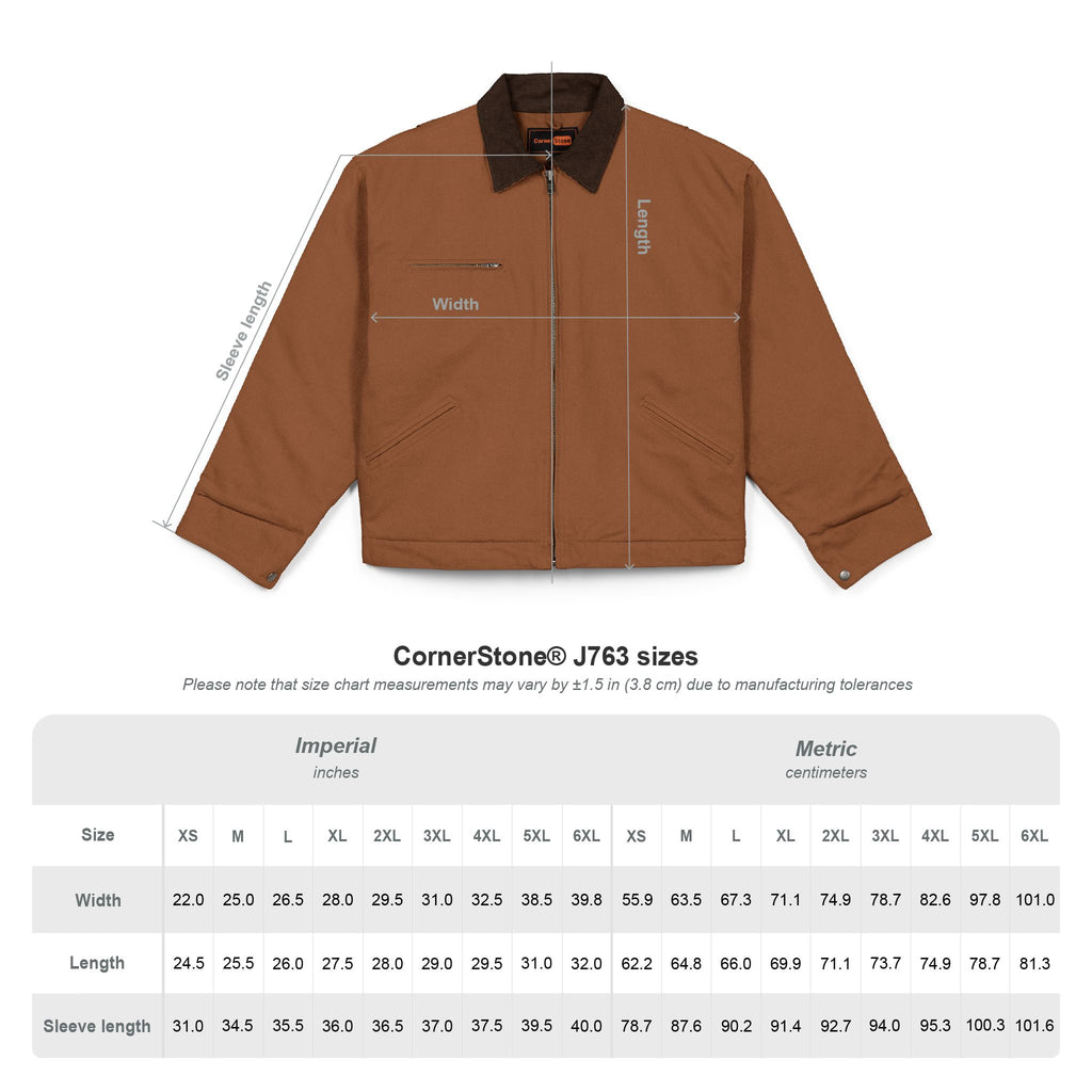 LPS CornerStone® Unisex Duck Cloth Work Jacket