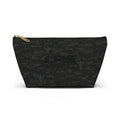 TERRA BLACK accessory pouch showing zipper and material details