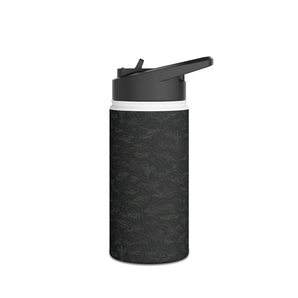 TERRA BLACK™ Stainless Steel Water Bottle, Standard Lid
