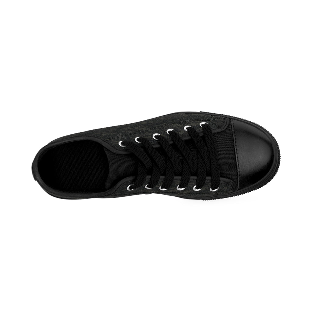 TERRA BLACK men's performance sneakers showing black outsole and terrain-inspired lifestyle design