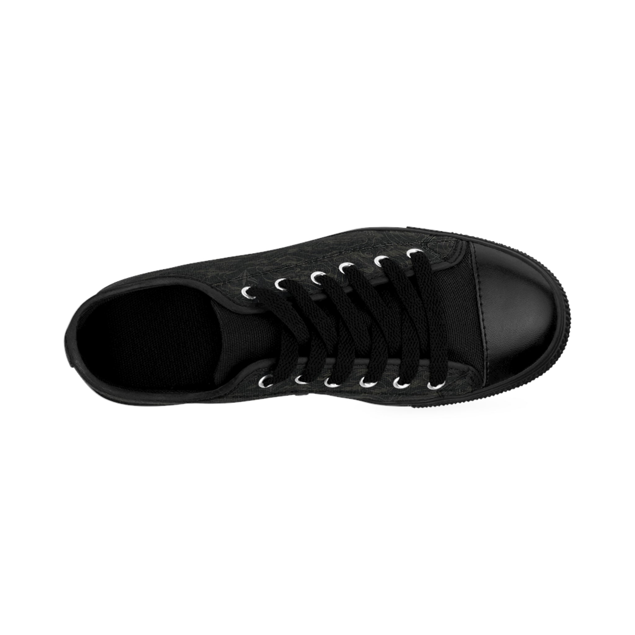 TERRA BLACK men's performance sneakers showing black outsole and terrain-inspired lifestyle design