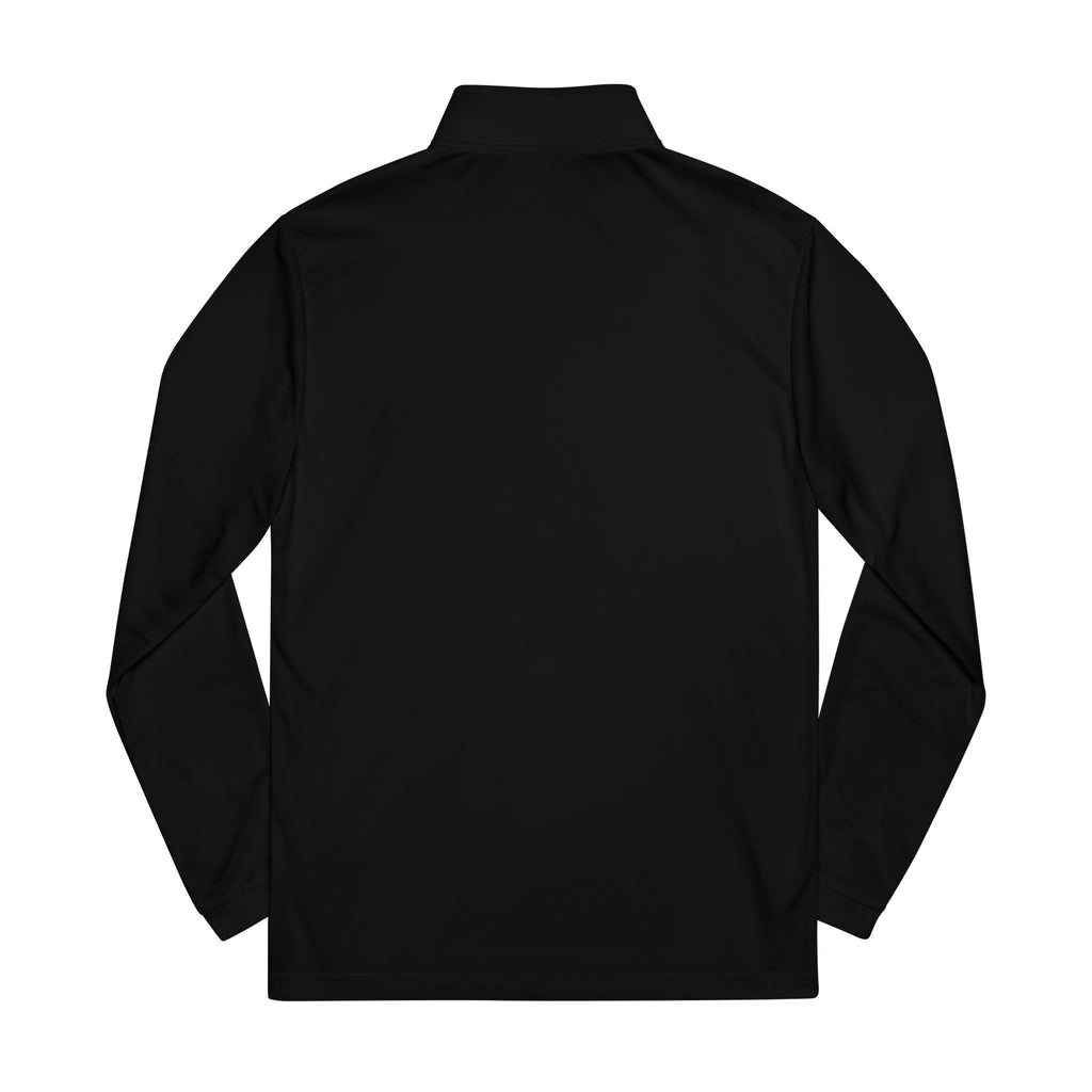 LPS adidas quarter-zip pullover with embroidered LatchPoint Systems logo