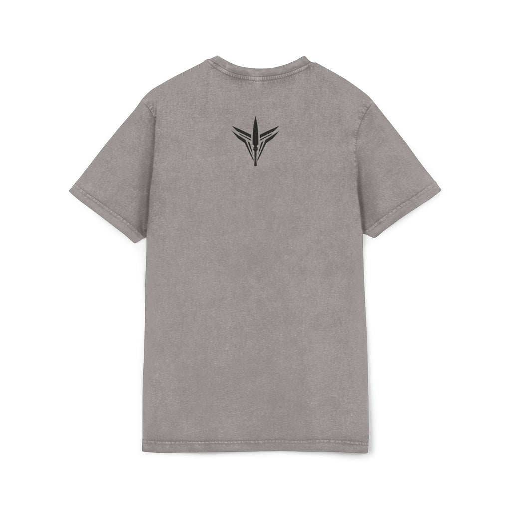 LPS acid washed round neck tee with LatchPoint Systems logo for everyday wear