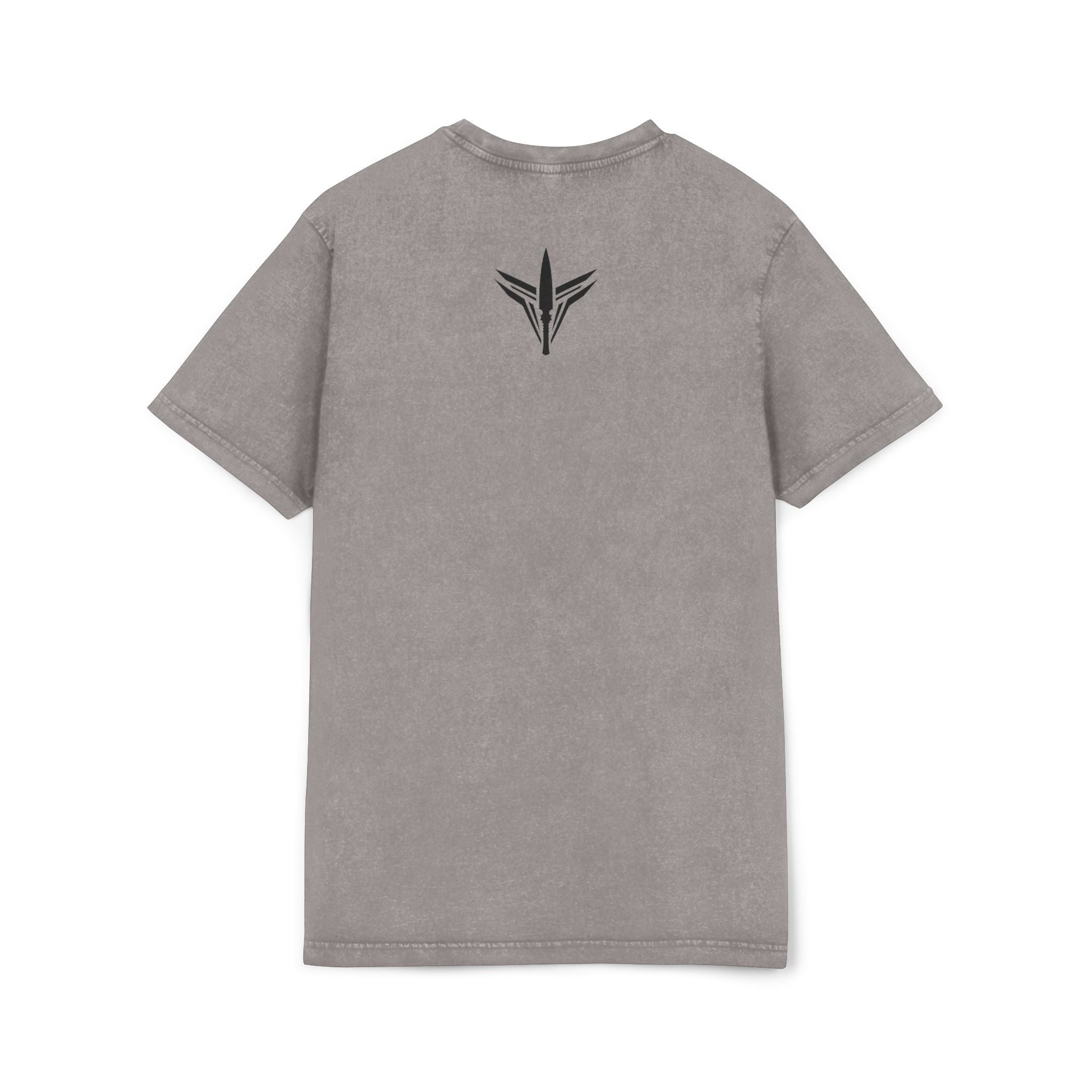 LPS acid washed round neck tee with LatchPoint Systems logo for everyday wear