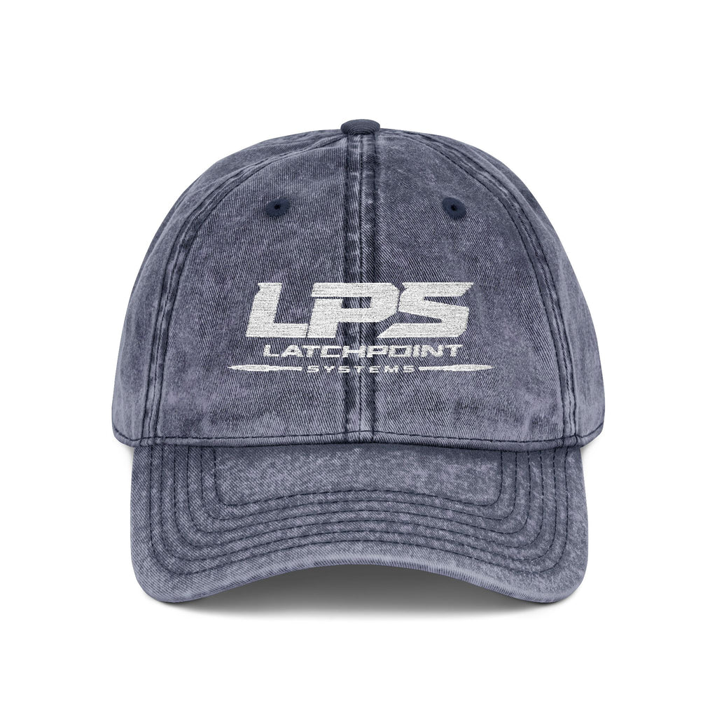 LPS Vintage Cap embroidered LPS logo vintage cap in Black