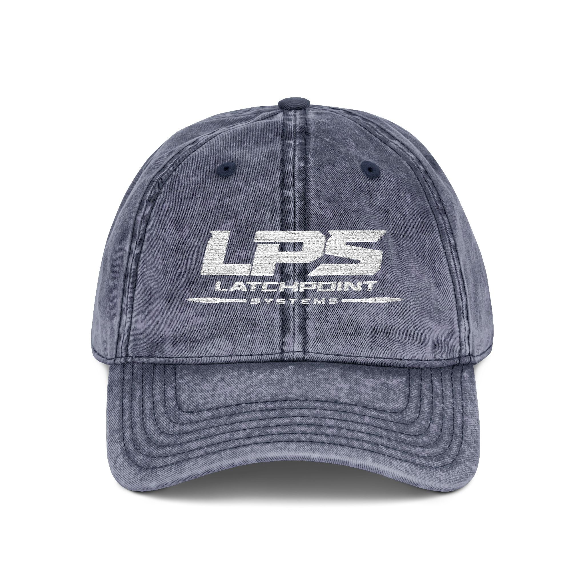 LPS Vintage Cap embroidered LPS logo vintage cap in Black