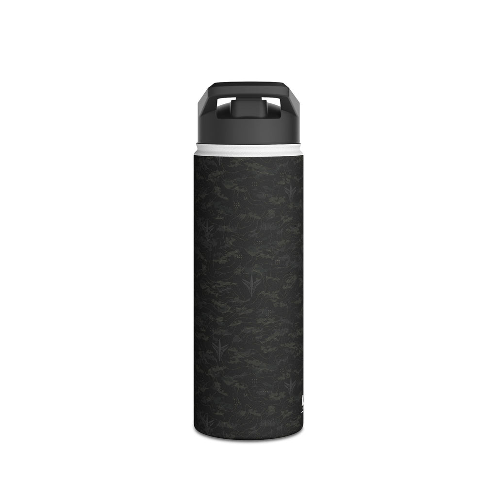 TERRA BLACK™ Stainless Steel Water Bottle, Standard Lid
