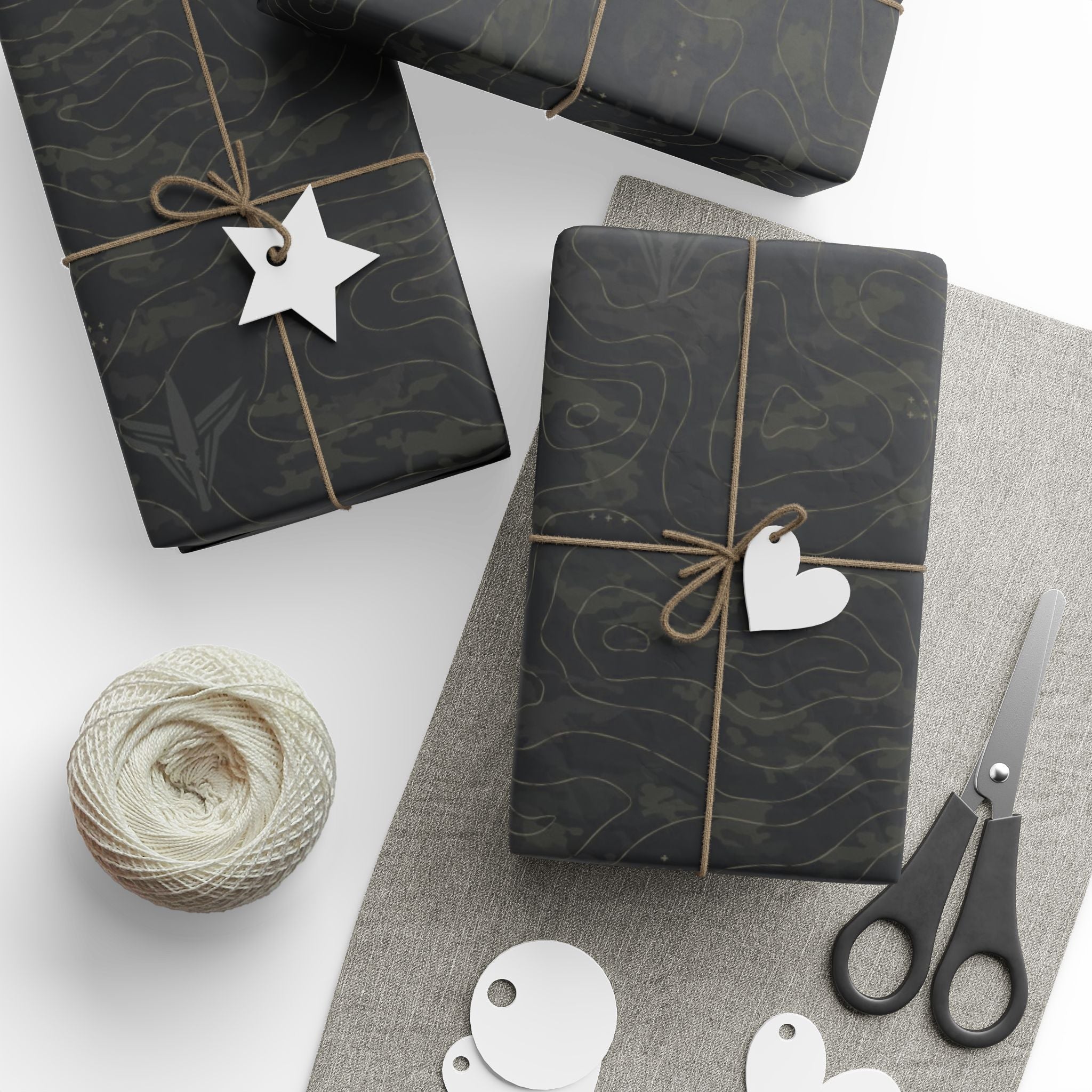 TERRA BLACK™ Wrapping Papers