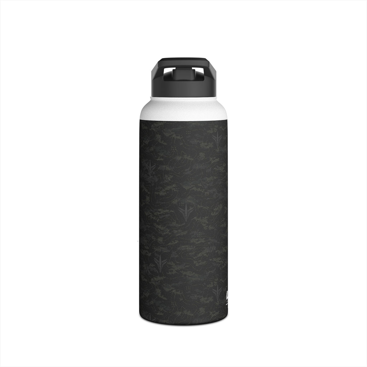 TERRA BLACK™ Stainless Steel Water Bottle, Standard Lid