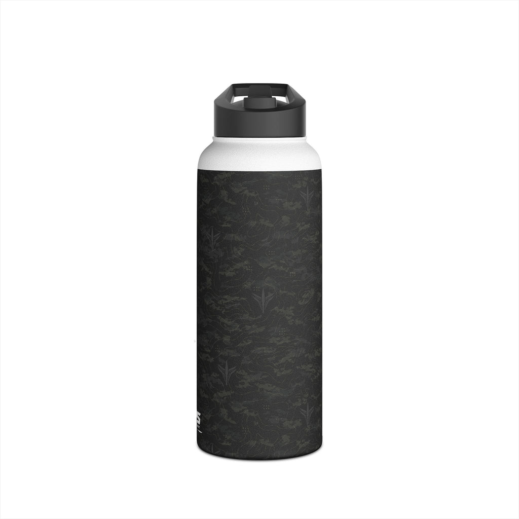 TERRA BLACK™ Stainless Steel Water Bottle, Standard Lid