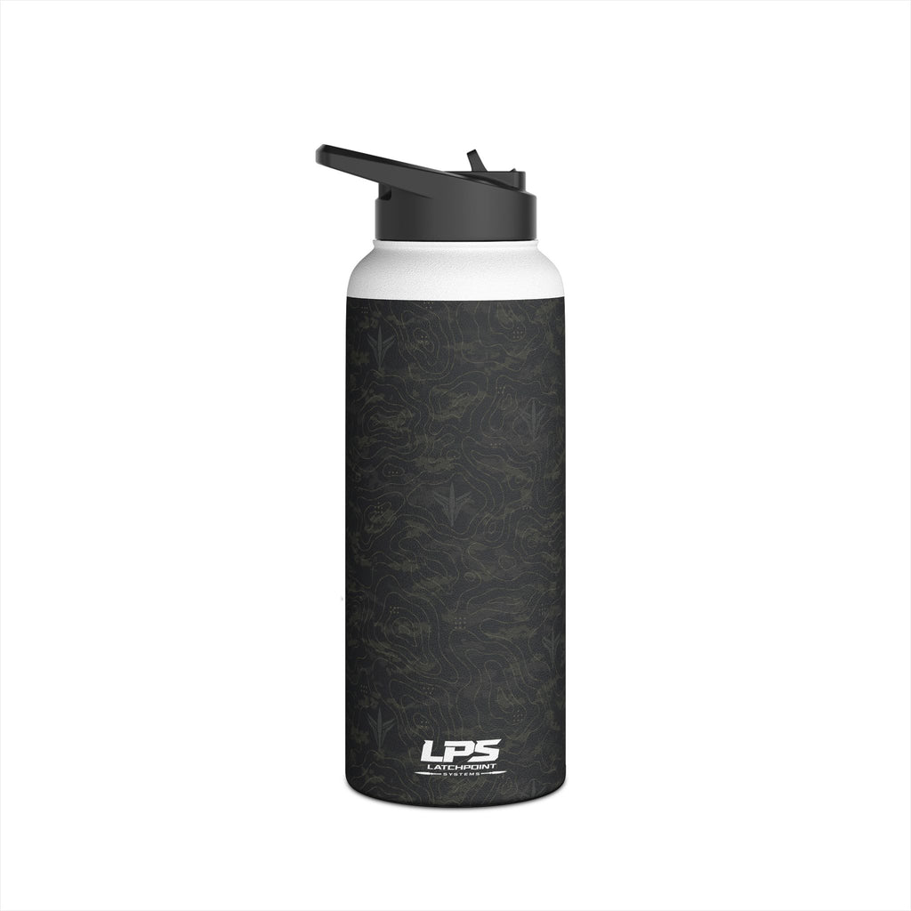 TERRA BLACK™ Stainless Steel Water Bottle, Standard Lid