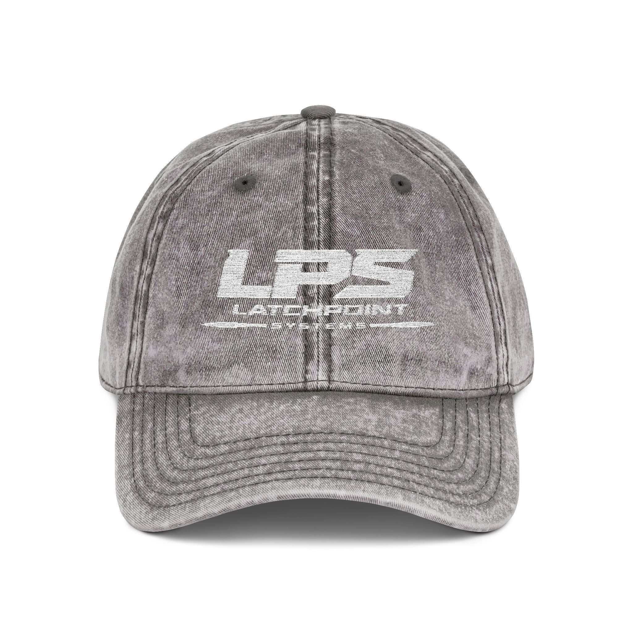 LPS Vintage Cap embroidered LPS logo vintage cap in Black