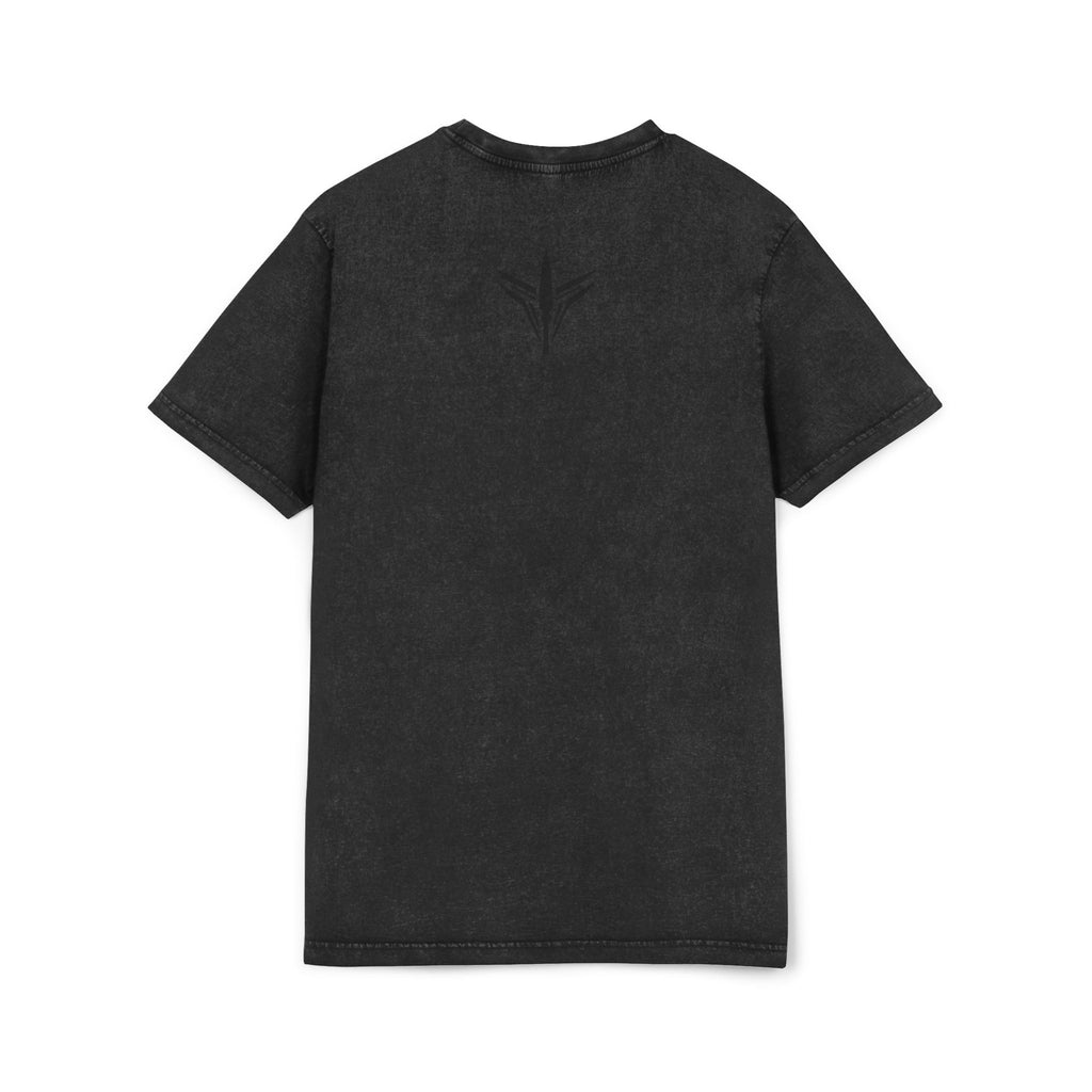LPS acid washed round neck tee with LatchPoint Systems logo for everyday wear