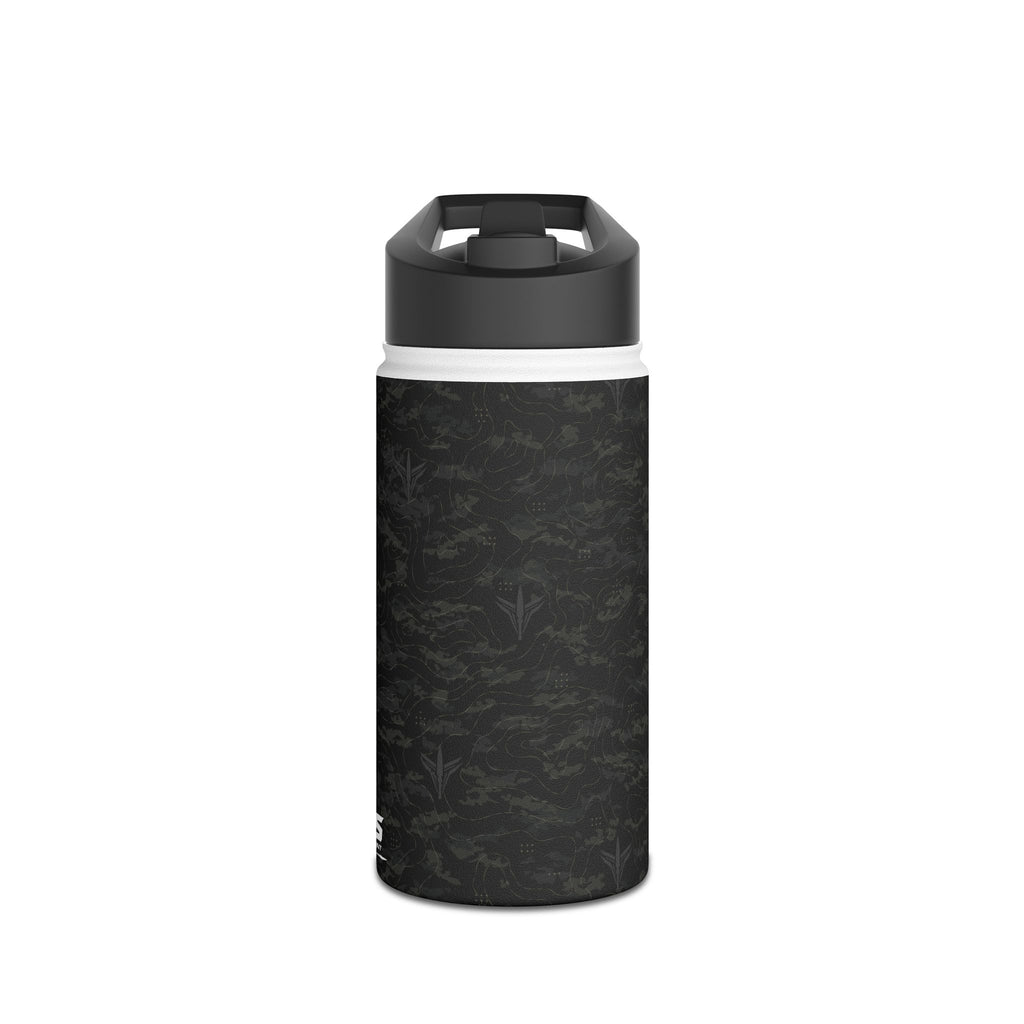 TERRA BLACK™ Stainless Steel Water Bottle, Standard Lid
