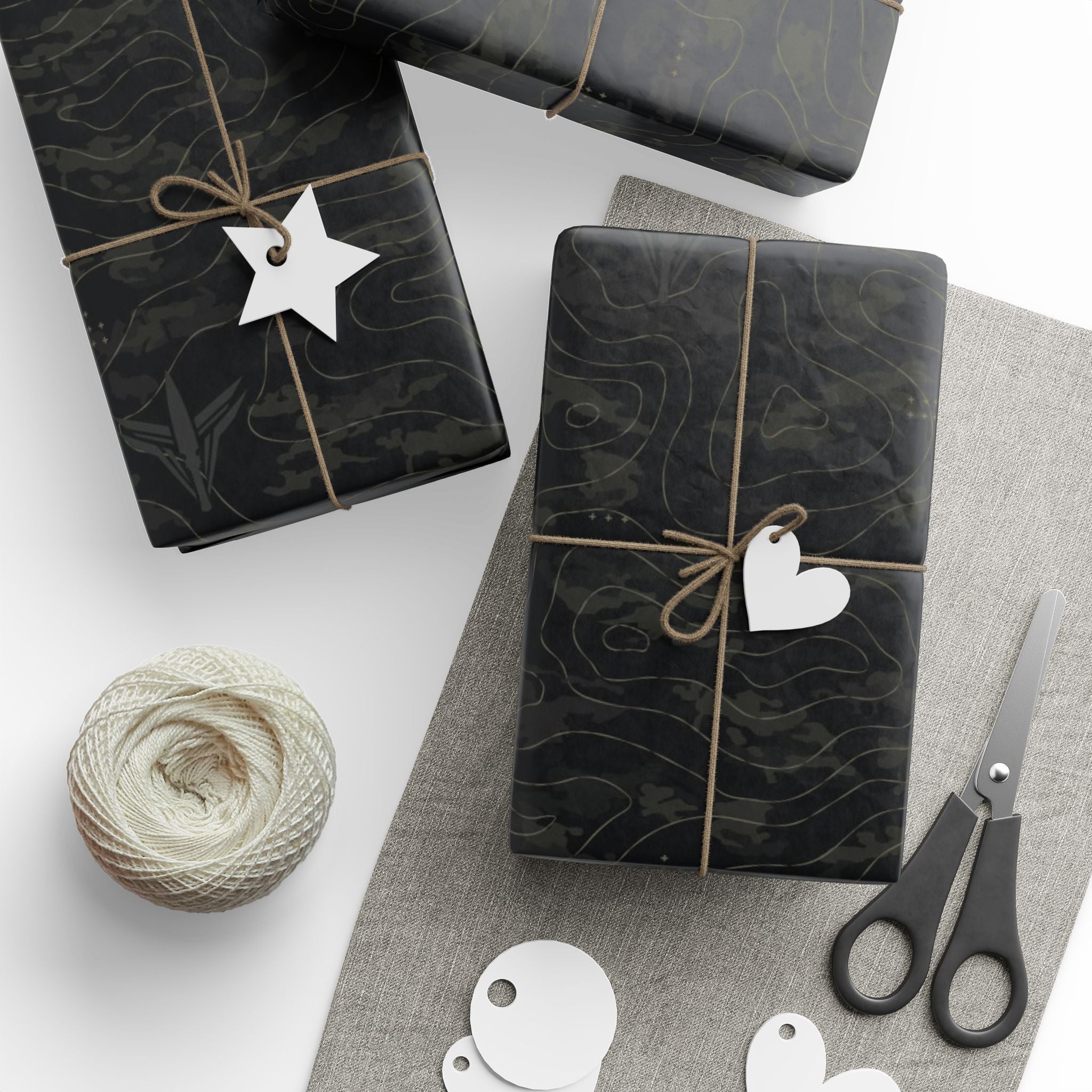 TERRA BLACK™ Wrapping Papers