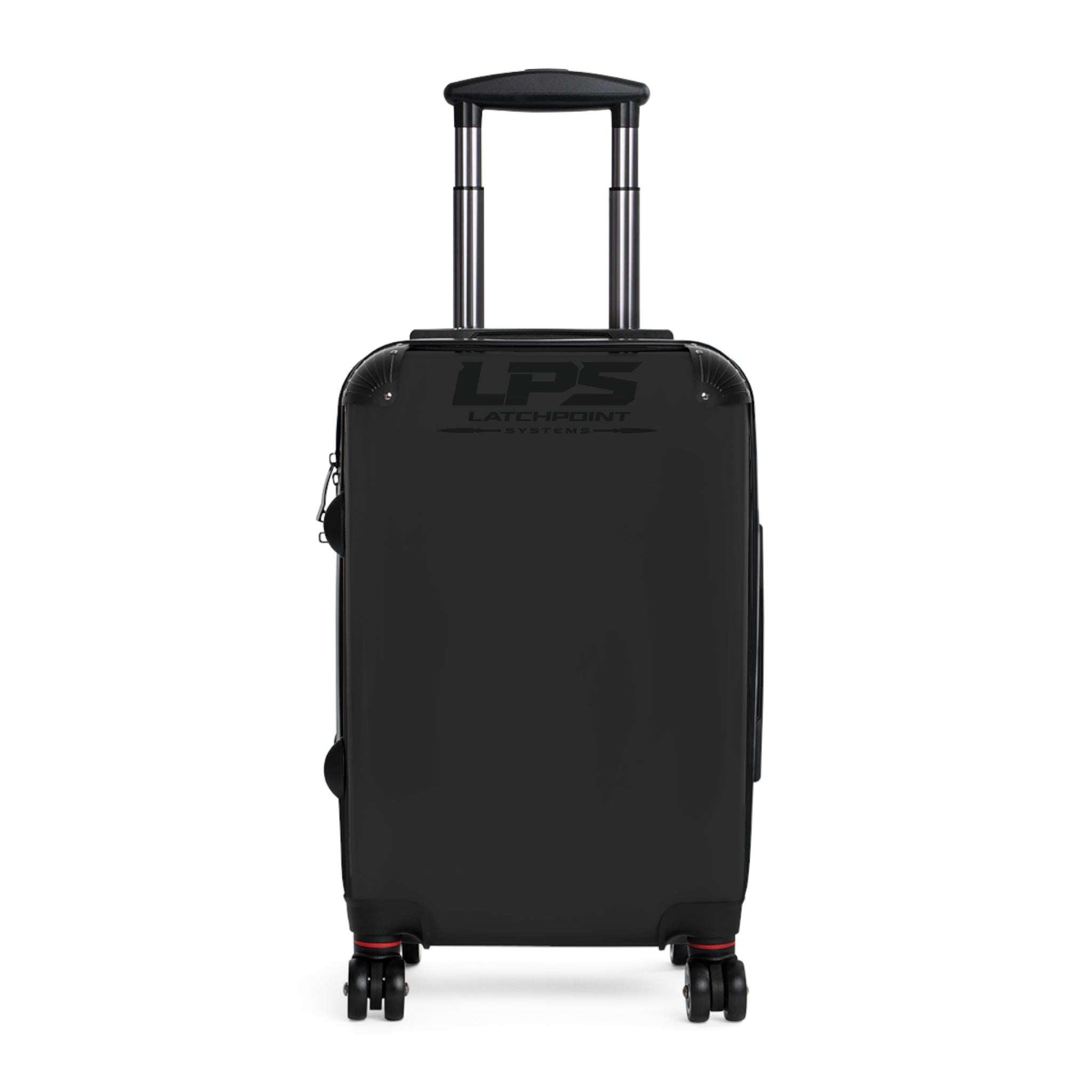 LPS Suitcase LatchPoint Systems branded hardshell carry-on suitcase in Black
