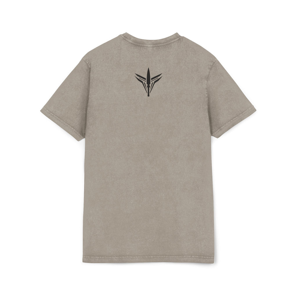 LPS acid washed round neck tee with LatchPoint Systems logo for everyday wear