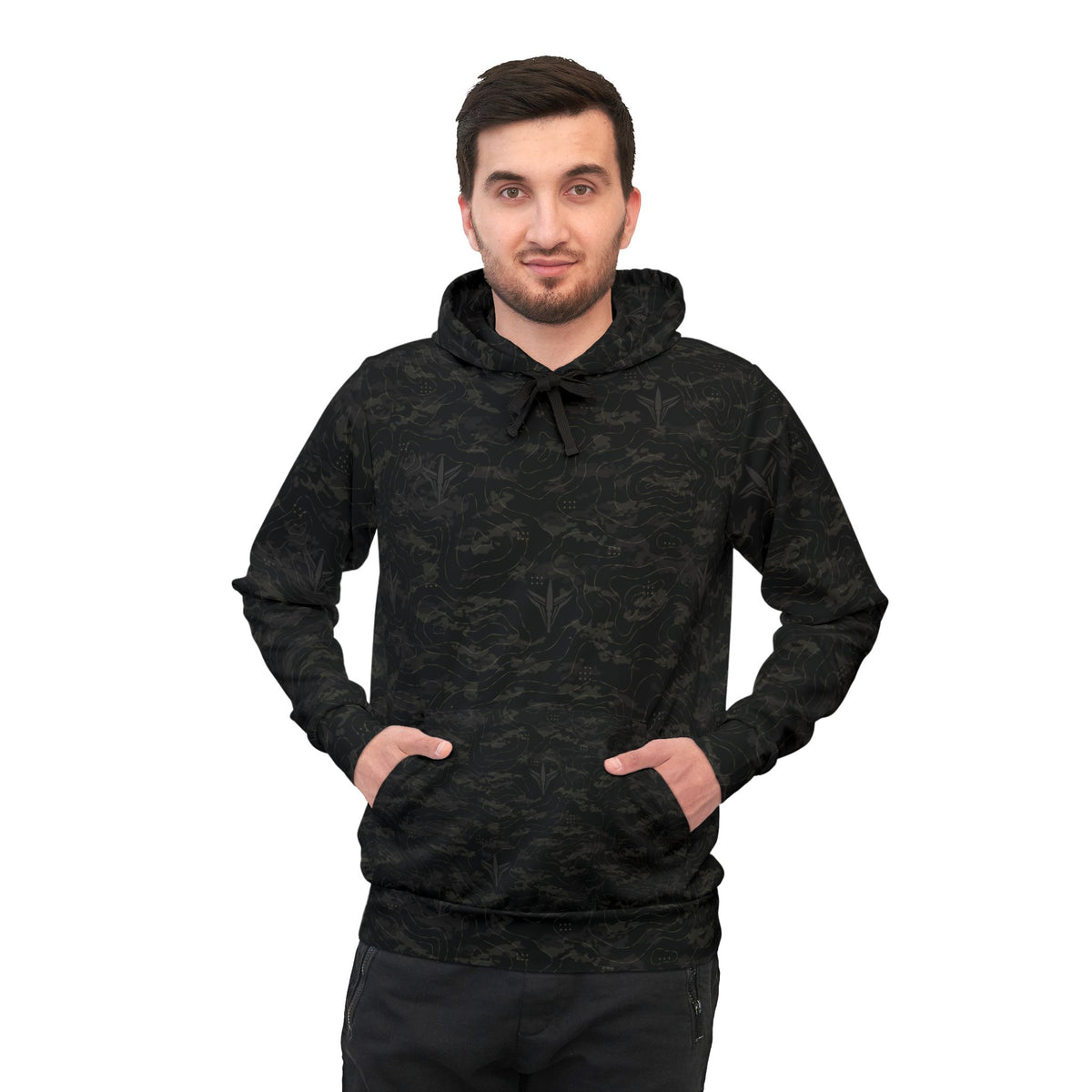 TERRA BLACK™ Athletic Hoodie