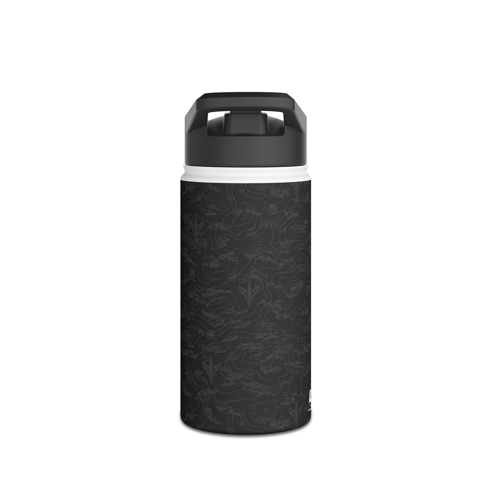 TERRA BLACK™ Stainless Steel Water Bottle, Standard Lid
