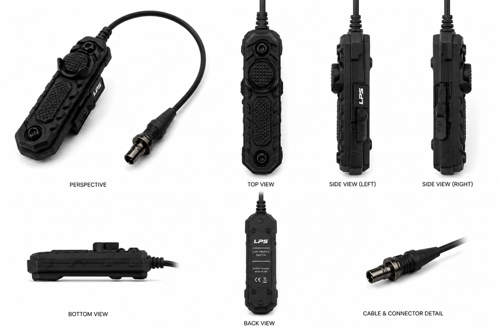 LPS-RS tactical remote pressure switch for weapon light activation and dependable control