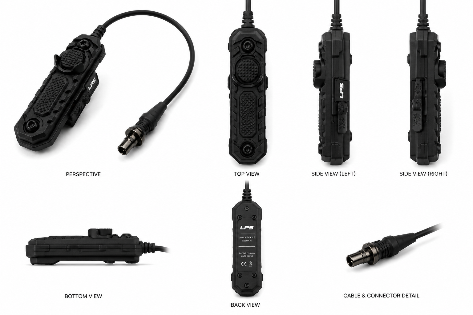 LPS-RS tactical remote pressure switch for weapon light activation and dependable control
