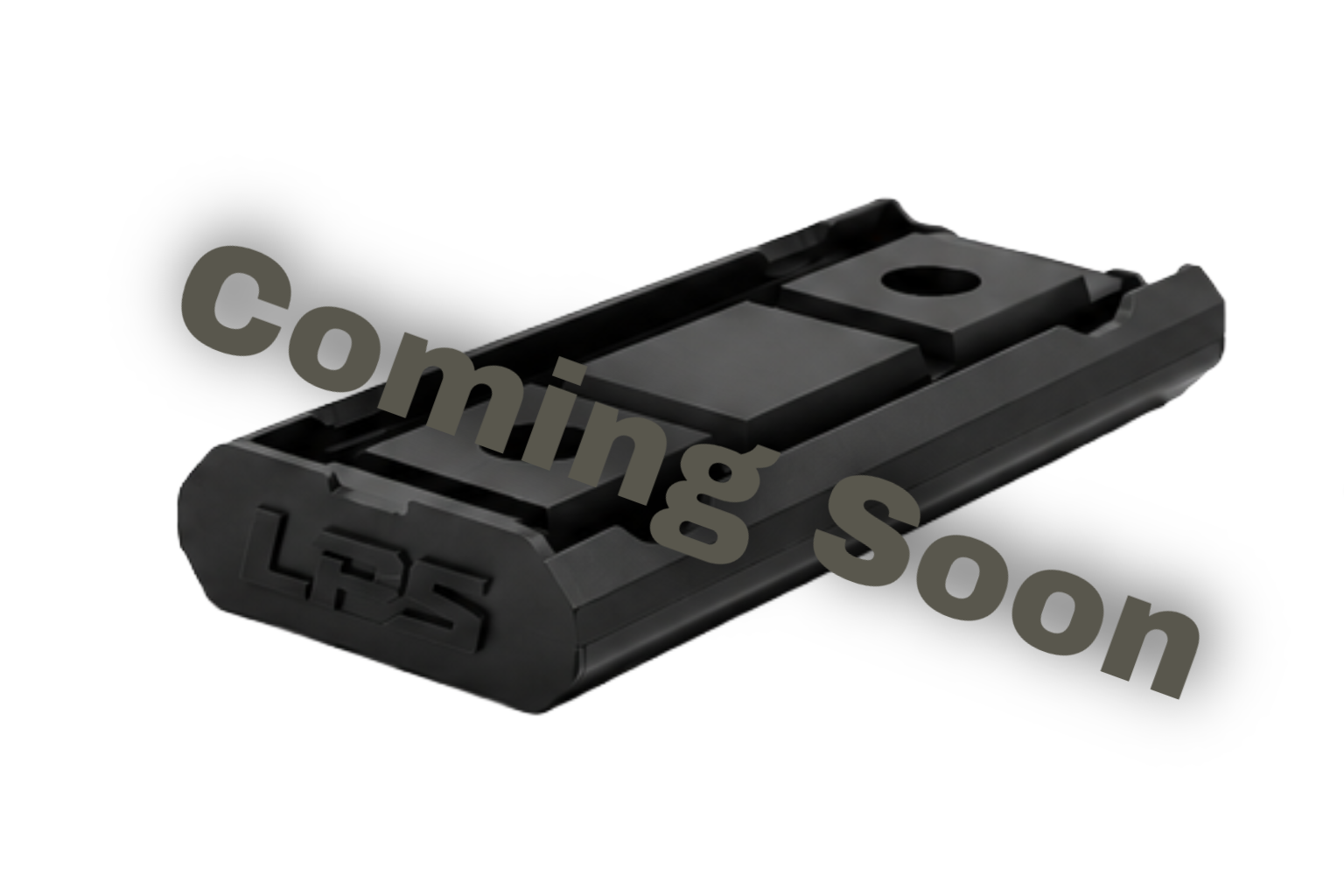 LatchWing low-profile M-LOK weapon light switch mounting bracket showing retention channel and mounting points