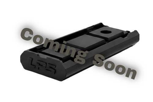 LatchWing low-profile M-LOK weapon light switch mounting bracket showing retention channel and mounting points