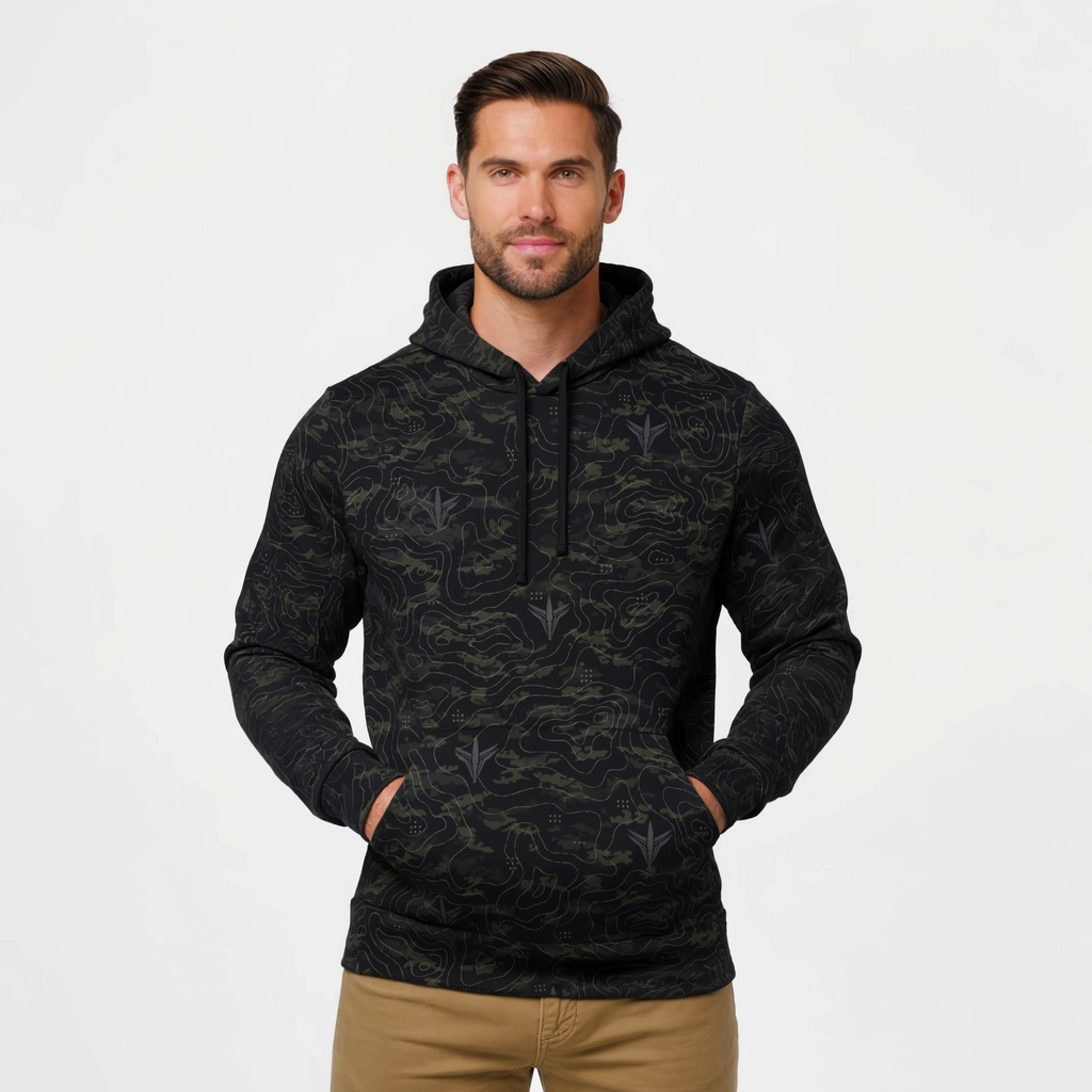 LPS big man wearing terra black hoodie